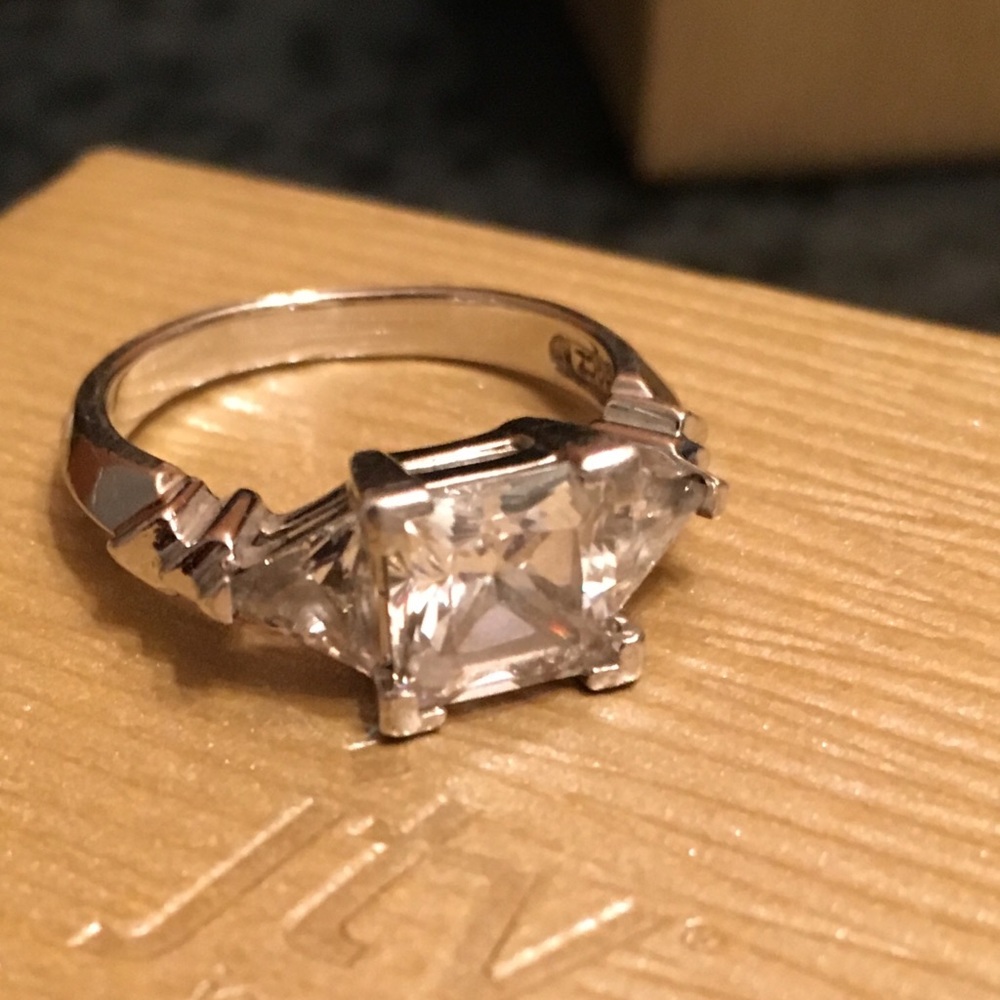 Sterling ring and cz